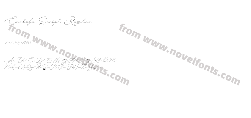 Carlofe Script RegularPreview