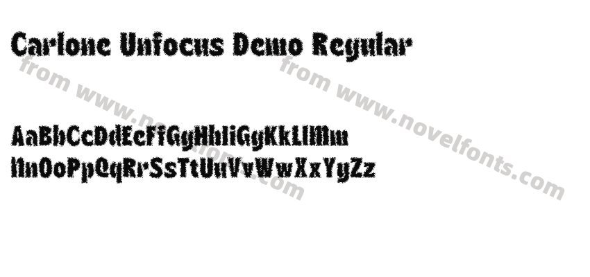 Carlone Unfocus Demo RegularPreview