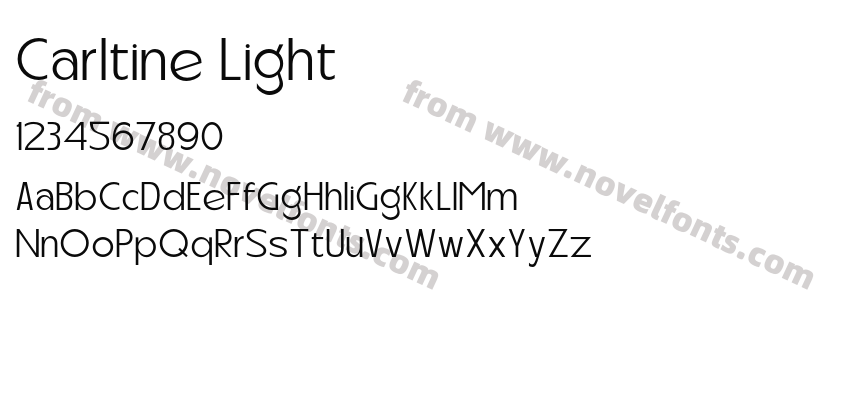 Carltine LightPreview
