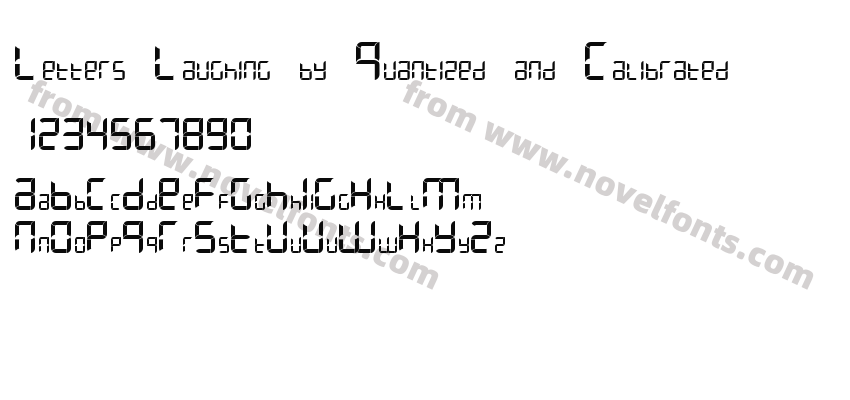 Letters Laughing by Quantized and CalibratedPreview