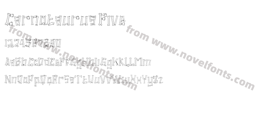 Carnotaurus FivePreview