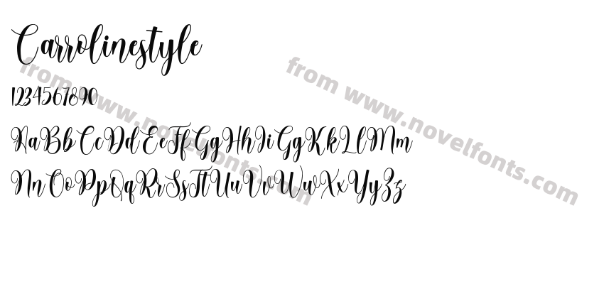 CarrolinestylePreview