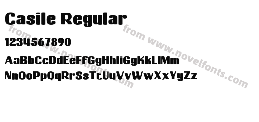 Casile RegularPreview