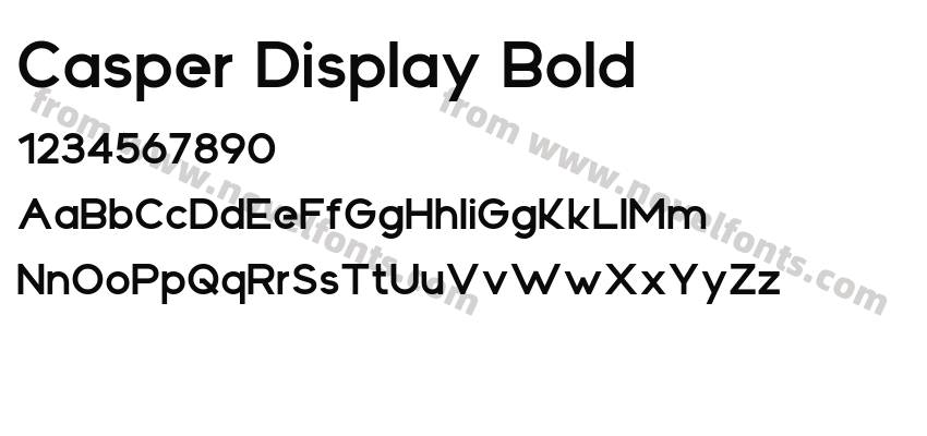 Casper Display BoldPreview