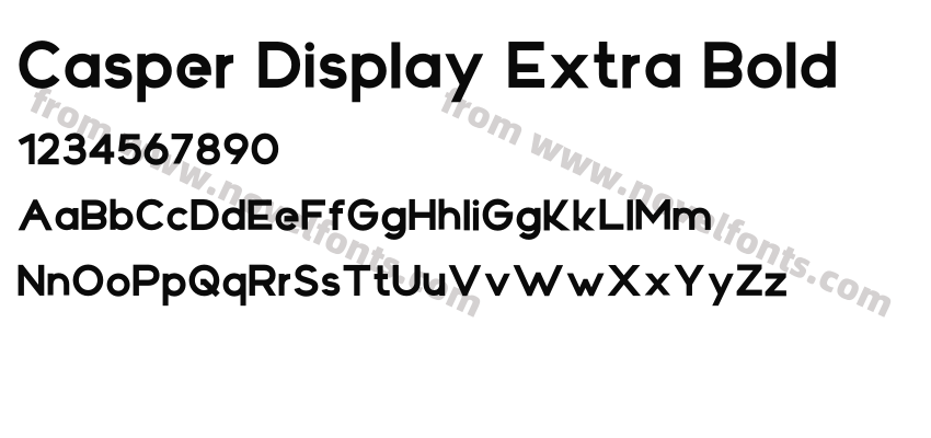 Casper Display Extra BoldPreview