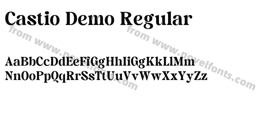Castio Demo RegularPreview