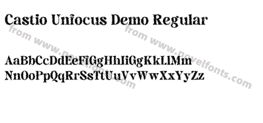 Castio Unfocus Demo RegularPreview
