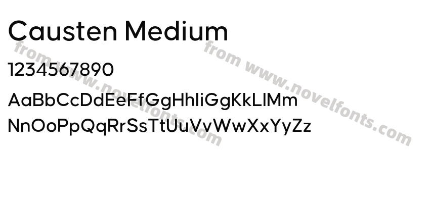 Causten MediumPreview