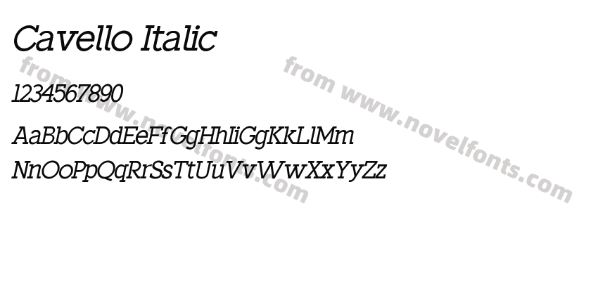 Cavello ItalicPreview