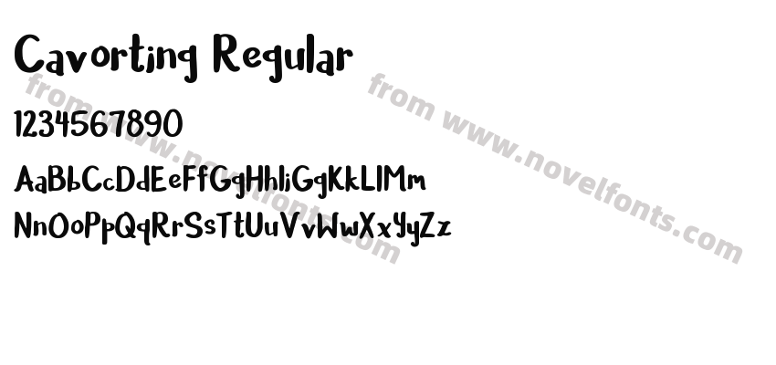 Cavorting RegularPreview