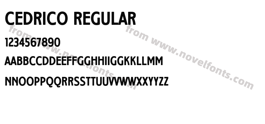 Cedrico RegularPreview