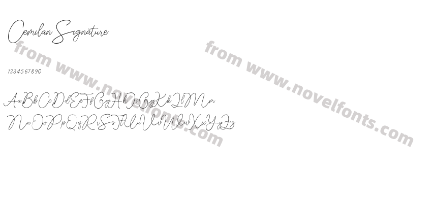 Cemilan SignaturePreview