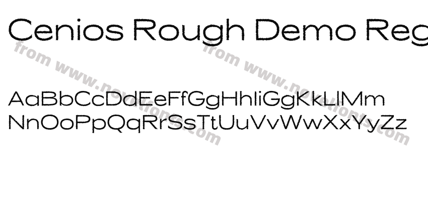 Cenios Rough Demo RegularPreview