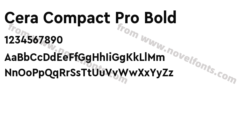 Cera Compact Pro BoldPreview