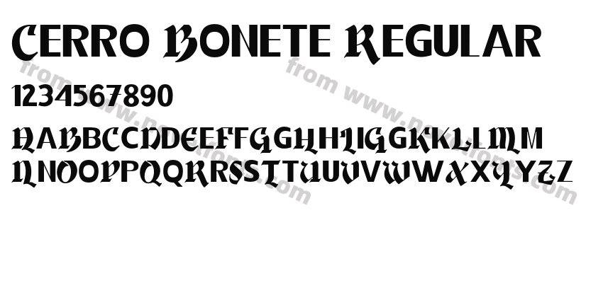 Cerro Bonete RegularPreview