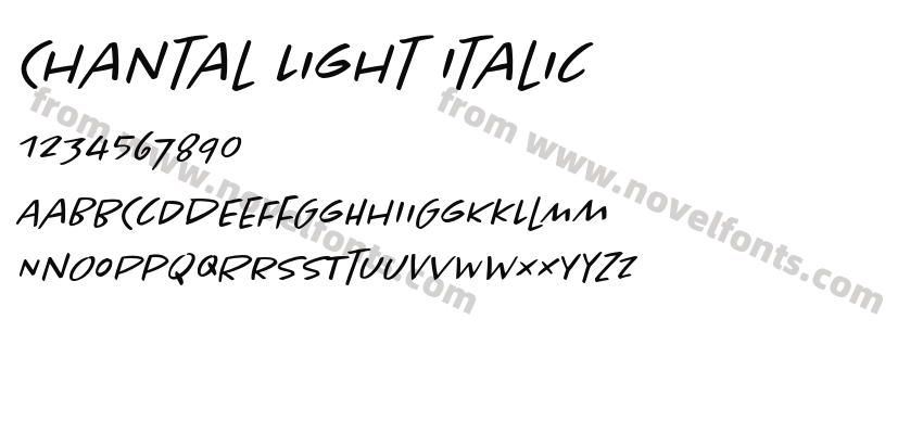 Chantal Light ItalicPreview