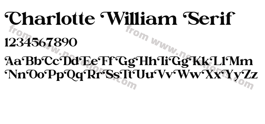 Charlotte William SerifPreview