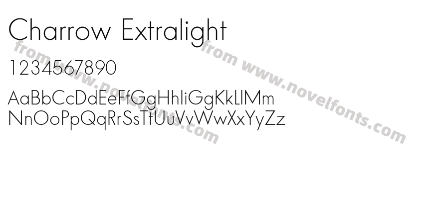 Charrow ExtralightPreview