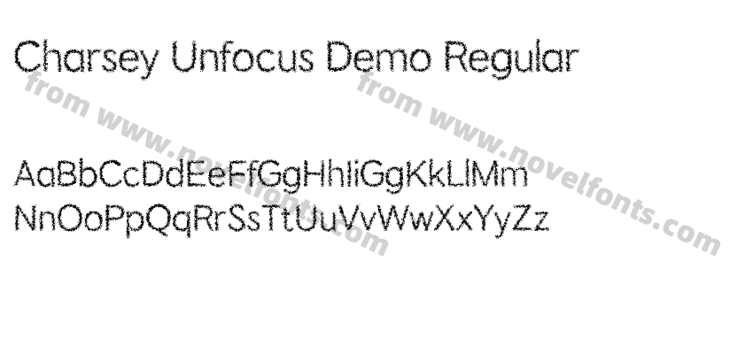 Charsey Unfocus Demo RegularPreview