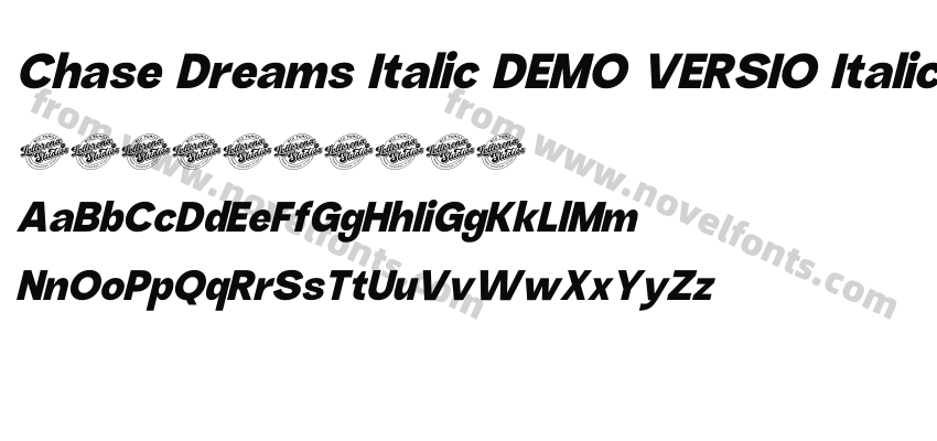 Chase Dreams Italic DEMO VERSIO ItalicPreview