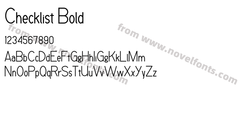 Checklist BoldPreview