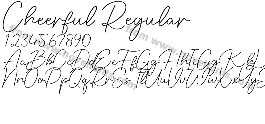 Cheerful RegularPreview