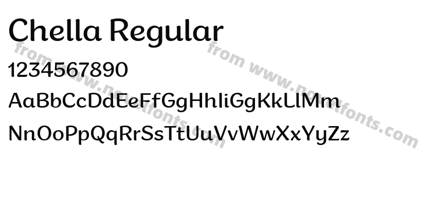 Chella RegularPreview