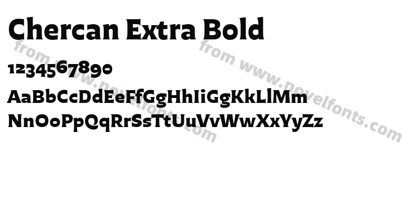 Chercan Extra BoldPreview