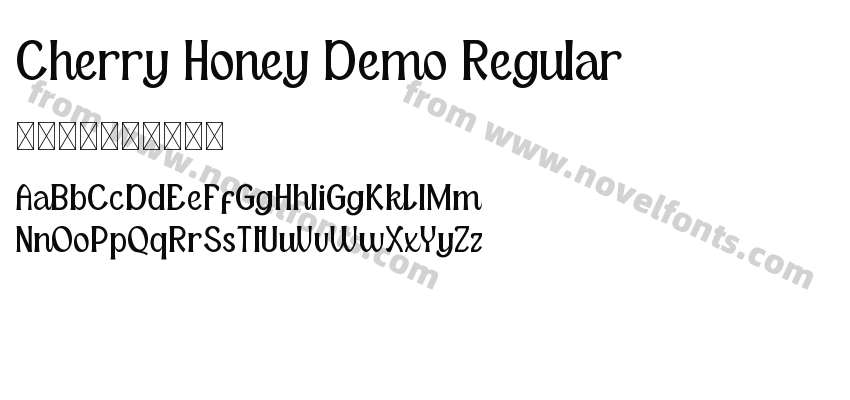 Cherry Honey Demo RegularPreview