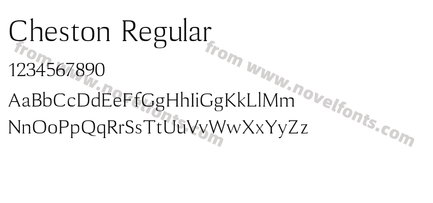 Cheston RegularPreview