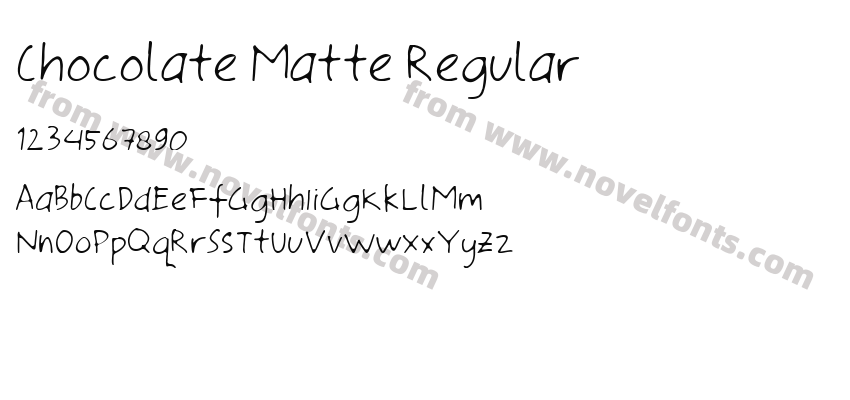 Chocolate Matte RegularPreview