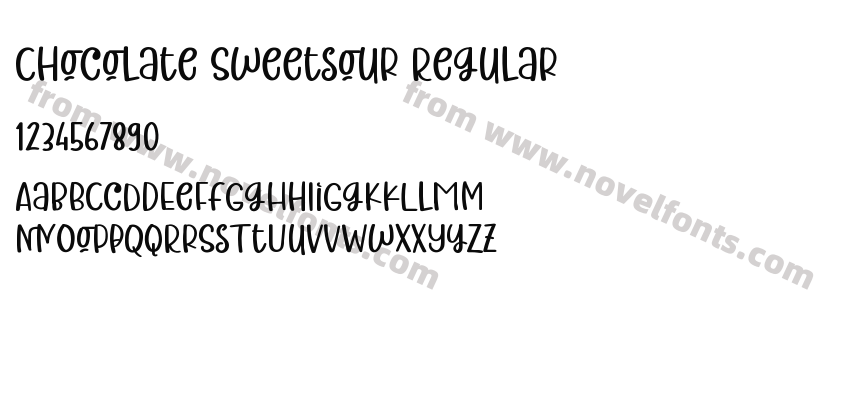 Chocolate Sweetsour RegularPreview