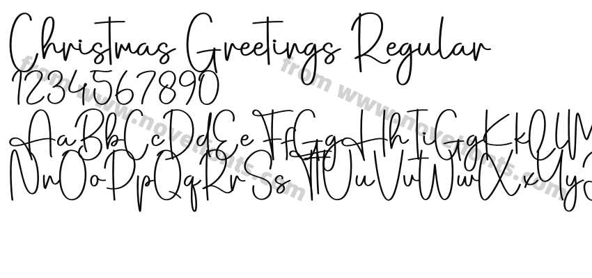Christmas Greetings RegularPreview