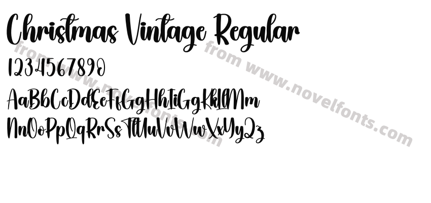 Christmas Vintage RegularPreview