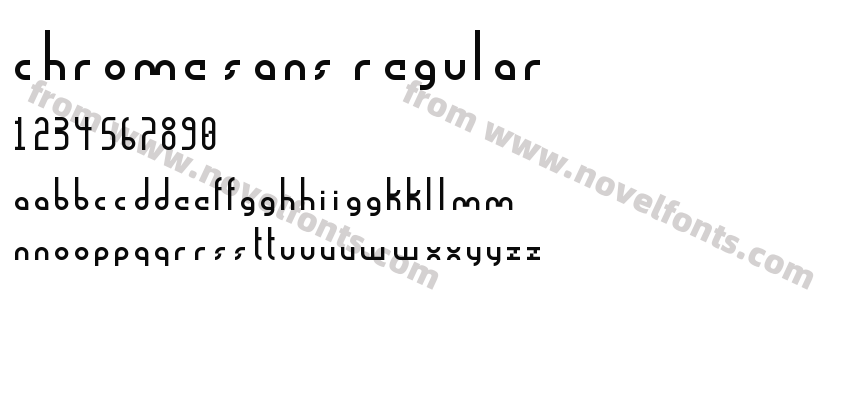 Chrome Sans RegularPreview