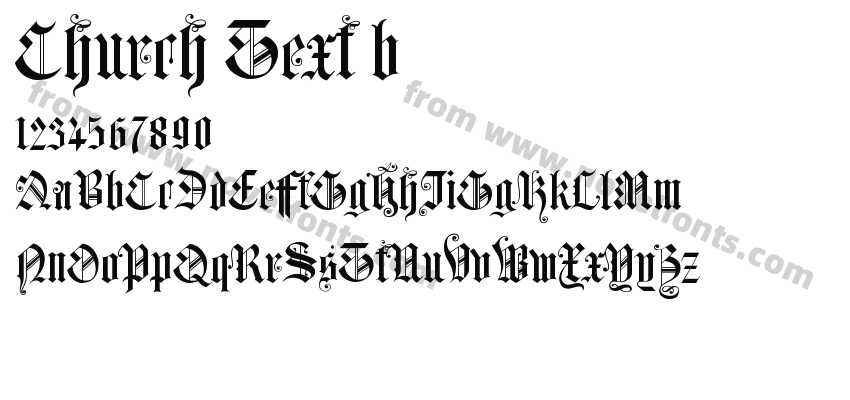 Church Text bPreview