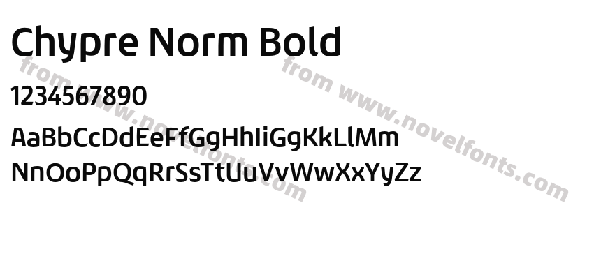 Chypre Norm BoldPreview
