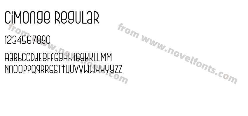 Cimonge RegularPreview