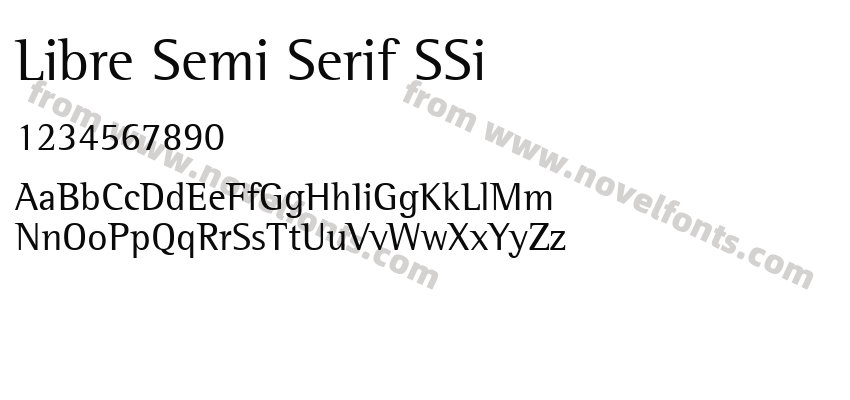 Libre Semi Serif SSiPreview