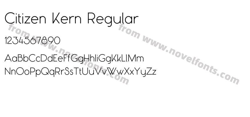 Citizen Kern RegularPreview