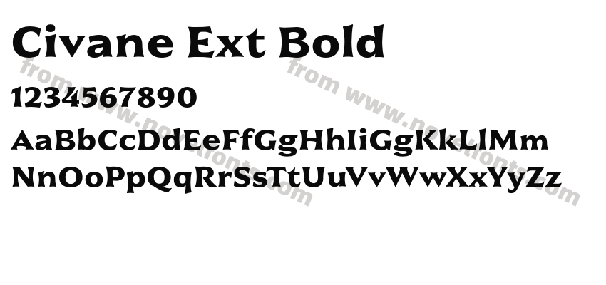 Civane Ext BoldPreview