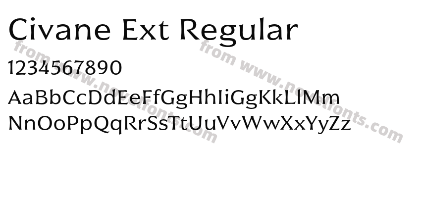 Civane Ext RegularPreview