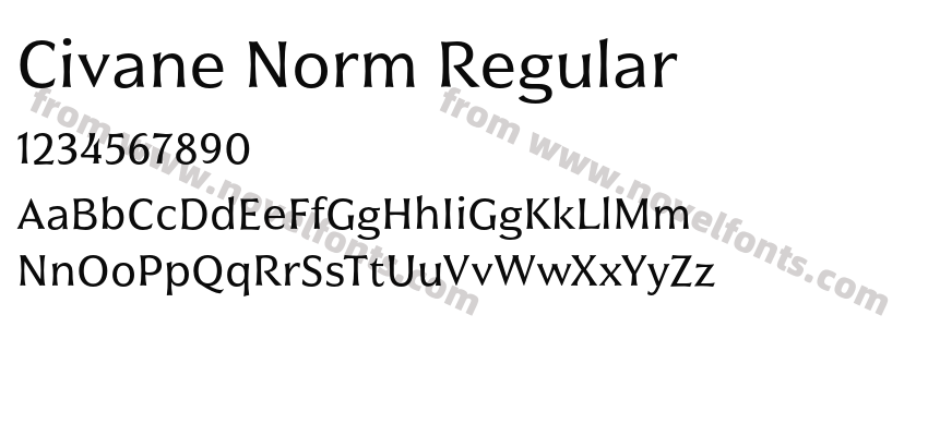 Civane Norm RegularPreview