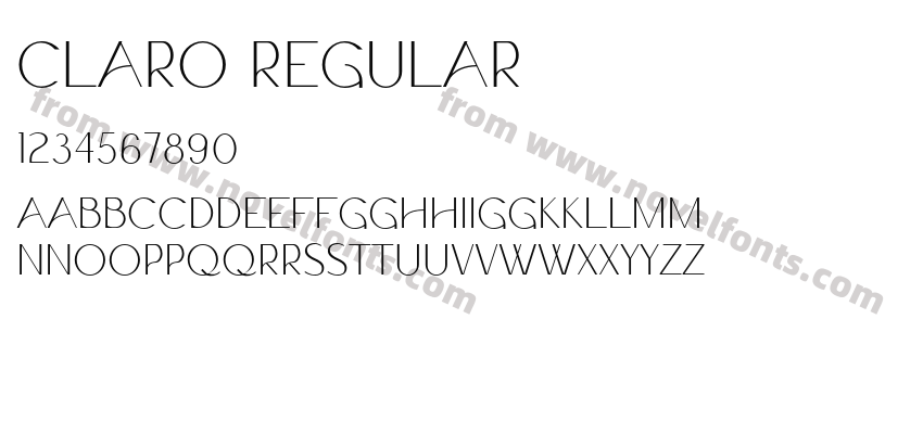 Claro RegularPreview
