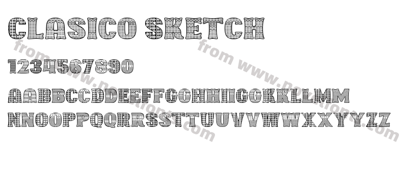 Clasico SketchPreview