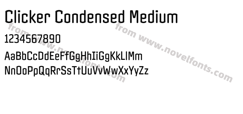 Clicker Condensed MediumPreview