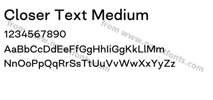 Closer Text MediumPreview