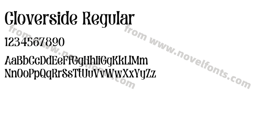 Cloverside RegularPreview