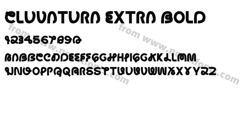 Cluvatura Extra BoldPreview