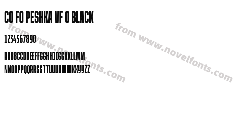 Co Fo Peshka VF 0 BlackPreview
